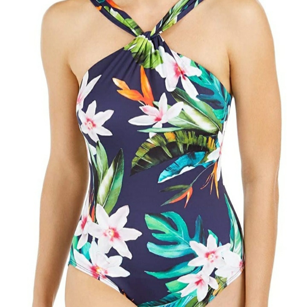 Ralph Lauren Watercolor One Piece Swimsuit